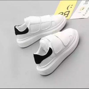 Women white Velcro sneakers